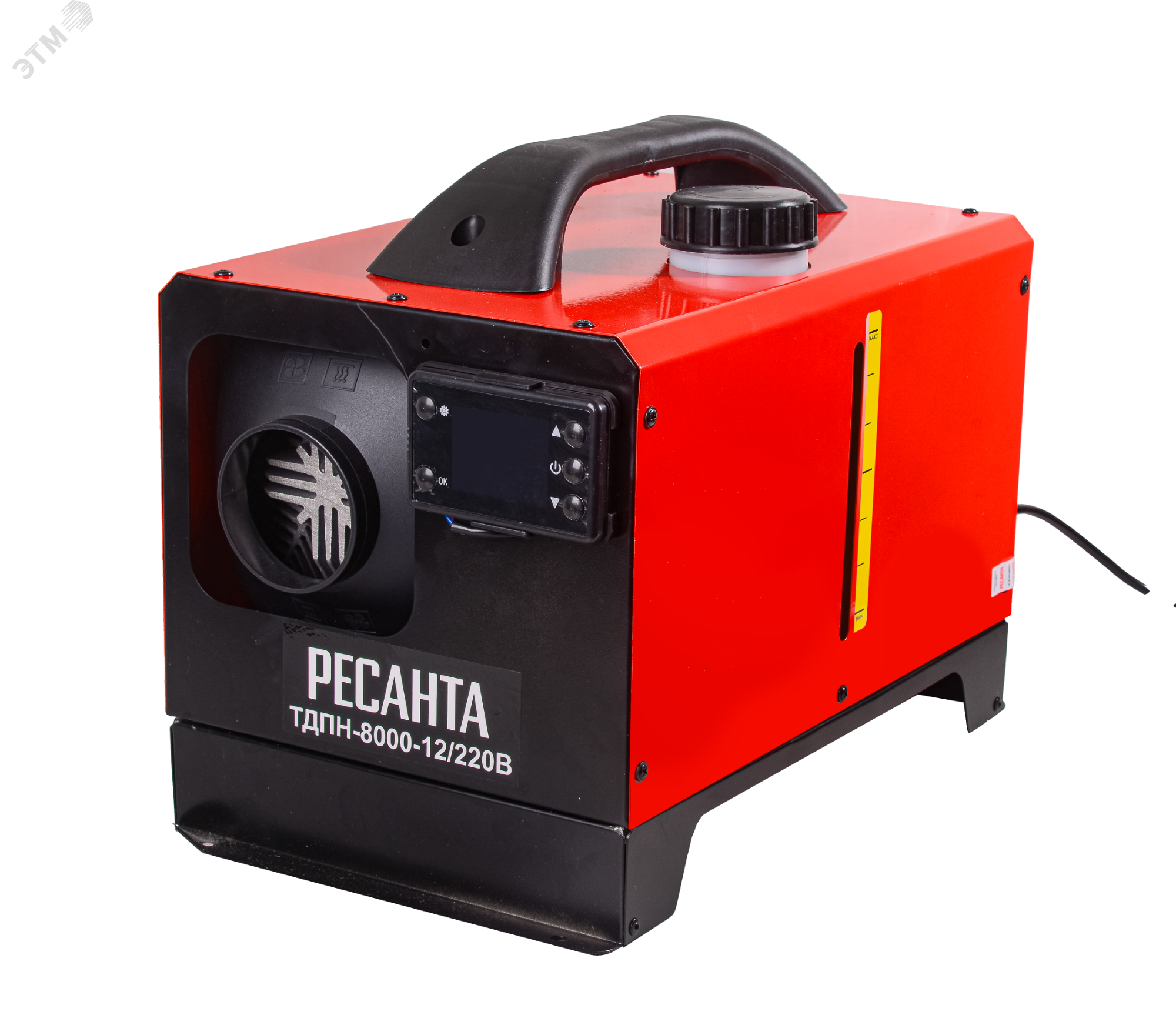 Изображение товара Пушка тепловая дизельная непрямого нагрева 8кВт ТДПН-8000-12/220 Ресанта