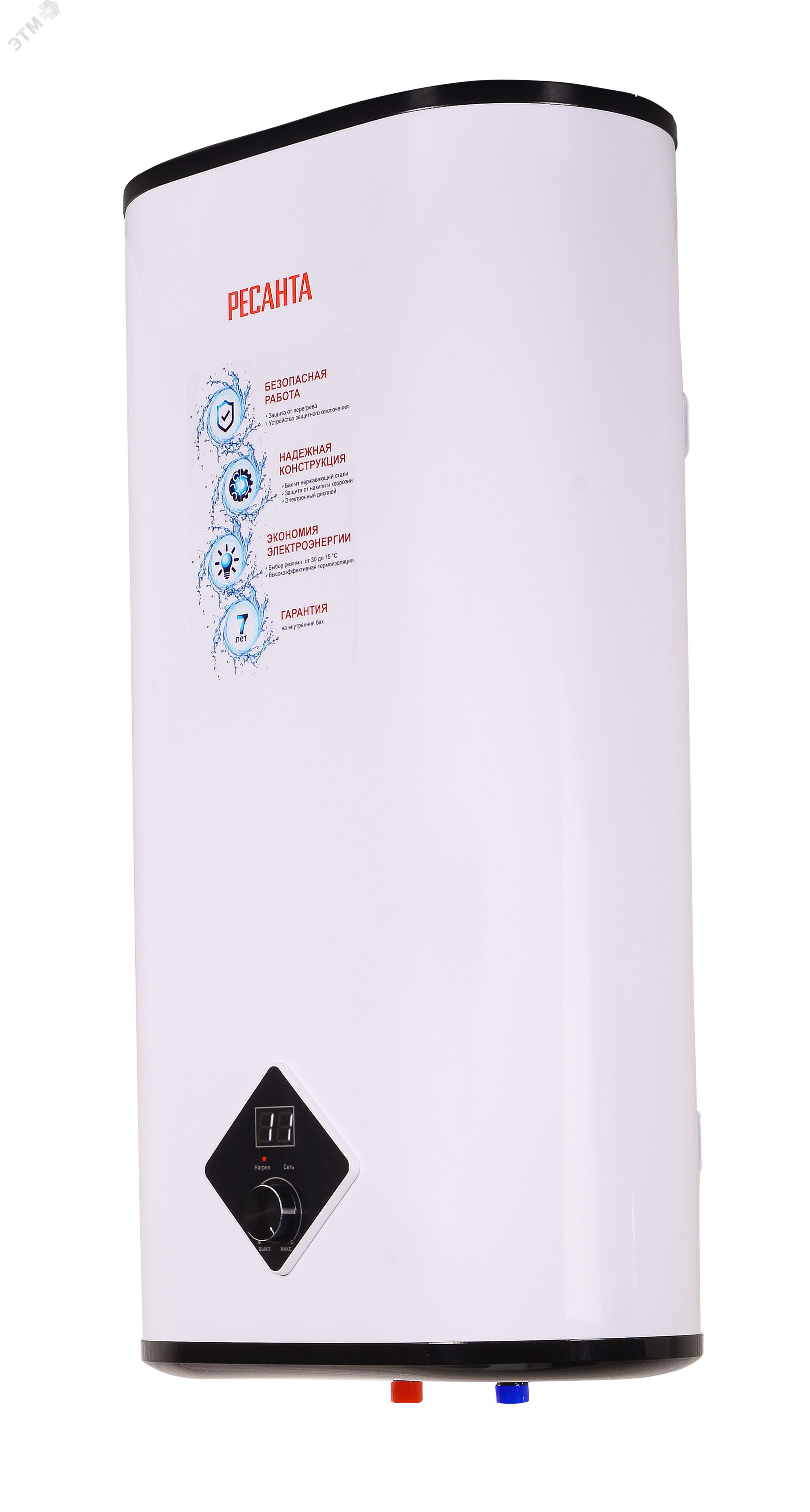 Изображение товара Водонагреватель накопительный ВН-50А Ресанта (шт)