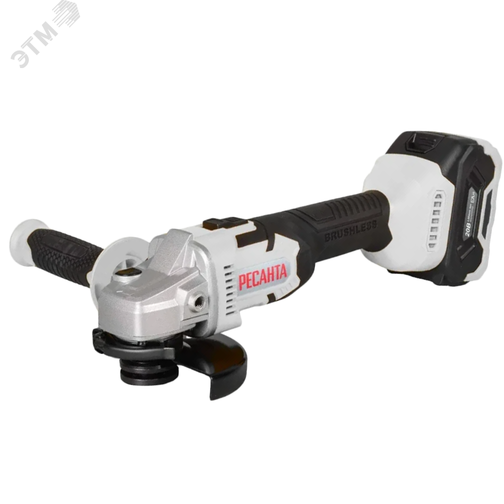 Изображение товара Аккумуляторная углошлифовальная машина АУШМ-125/20Li EA+ от Ресанта