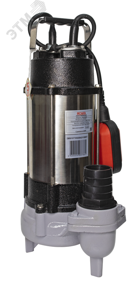 Изображение товара Фекальный насос Ресанта НФ-20000 для сточных вод