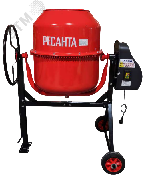 Изображение товара Бетономешалка Ресанта БМ-230Ч 230 л, 1000 Вт, электрическая