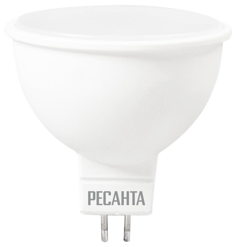 Лампа светодиодная LL-R-MR16-7W-230-3K-GU5.3 (рефлектор, 7Вт, тепл., GU5.3) Ресанта