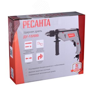 Дрель ударная ДУ-15/680 - фото 7