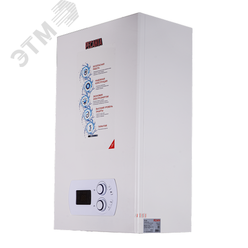 Изображение товара Котел газовый ГК-24 настенный 24 кВт двухконтурный+комплект дымохода D60-100 L 1000 мм (компл)