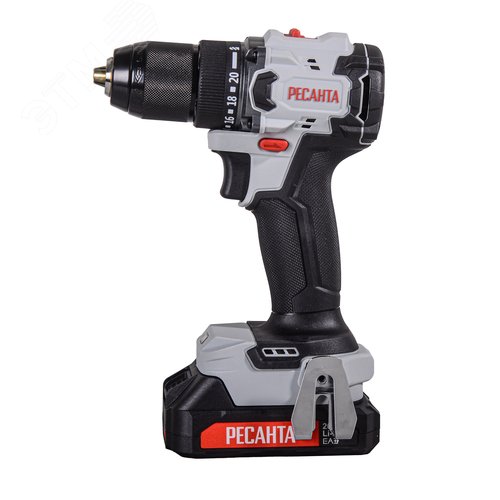Дрель-шуруповерт аккумуляторная ДА-20-2ЛК-БП EA+ - фото 2