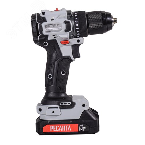 Дрель-шуруповерт аккумуляторная ДА-20-2ЛК-БП EA+ - фото 4