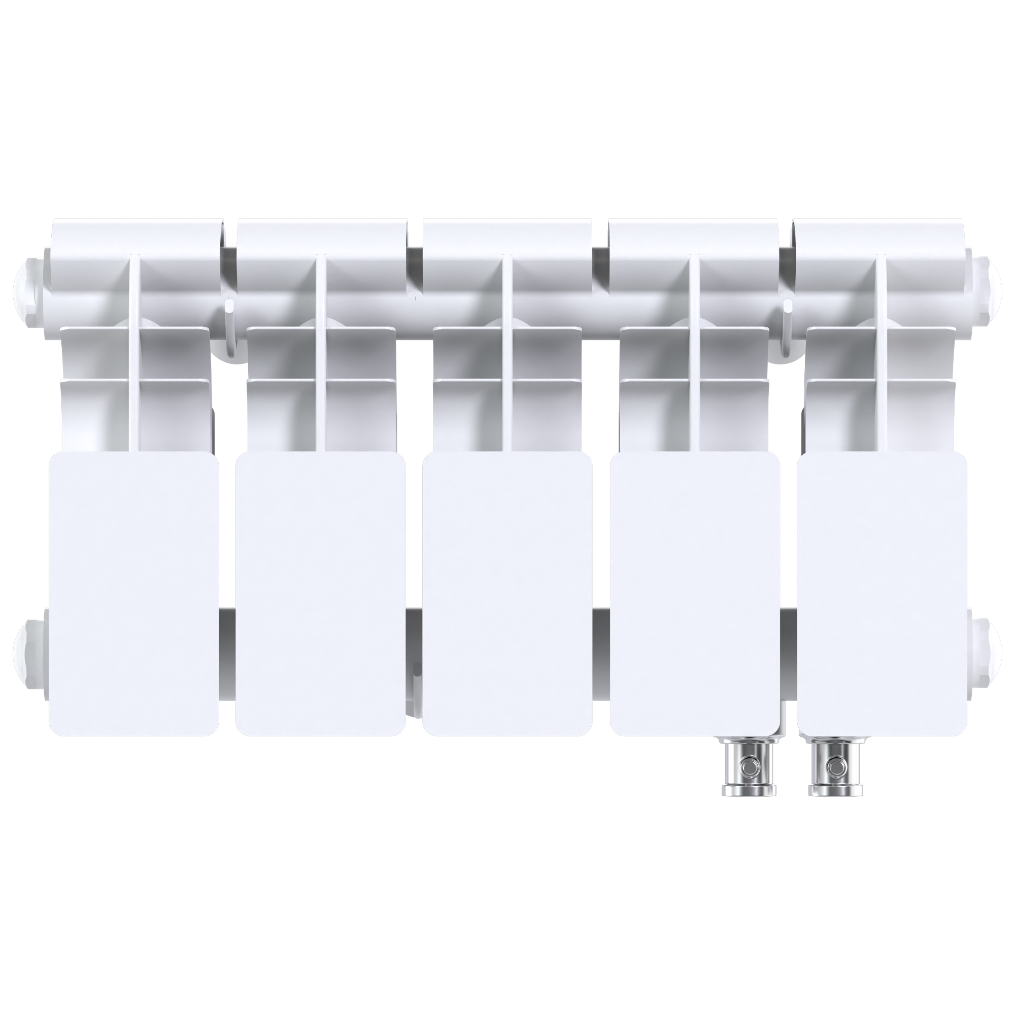 Радиатор биметаллический секционный  Pro 200/100/5 нижнее подключение 445Вт