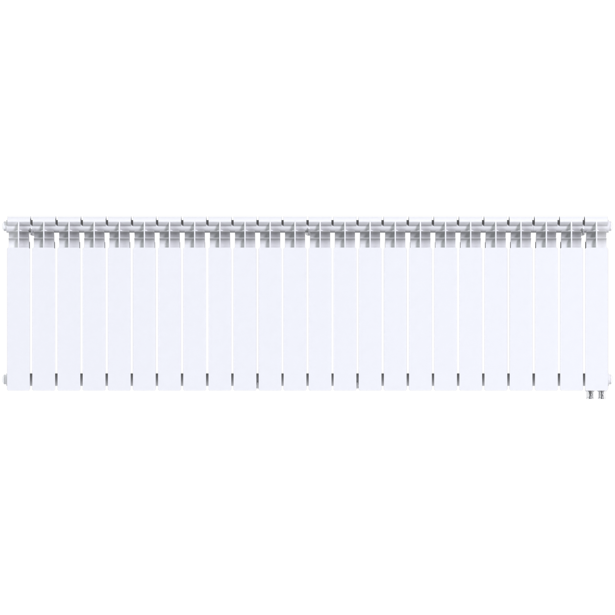 Радиатор биметаллический секционный  Pro 500/100/24 нижнее подключение 4056Вт