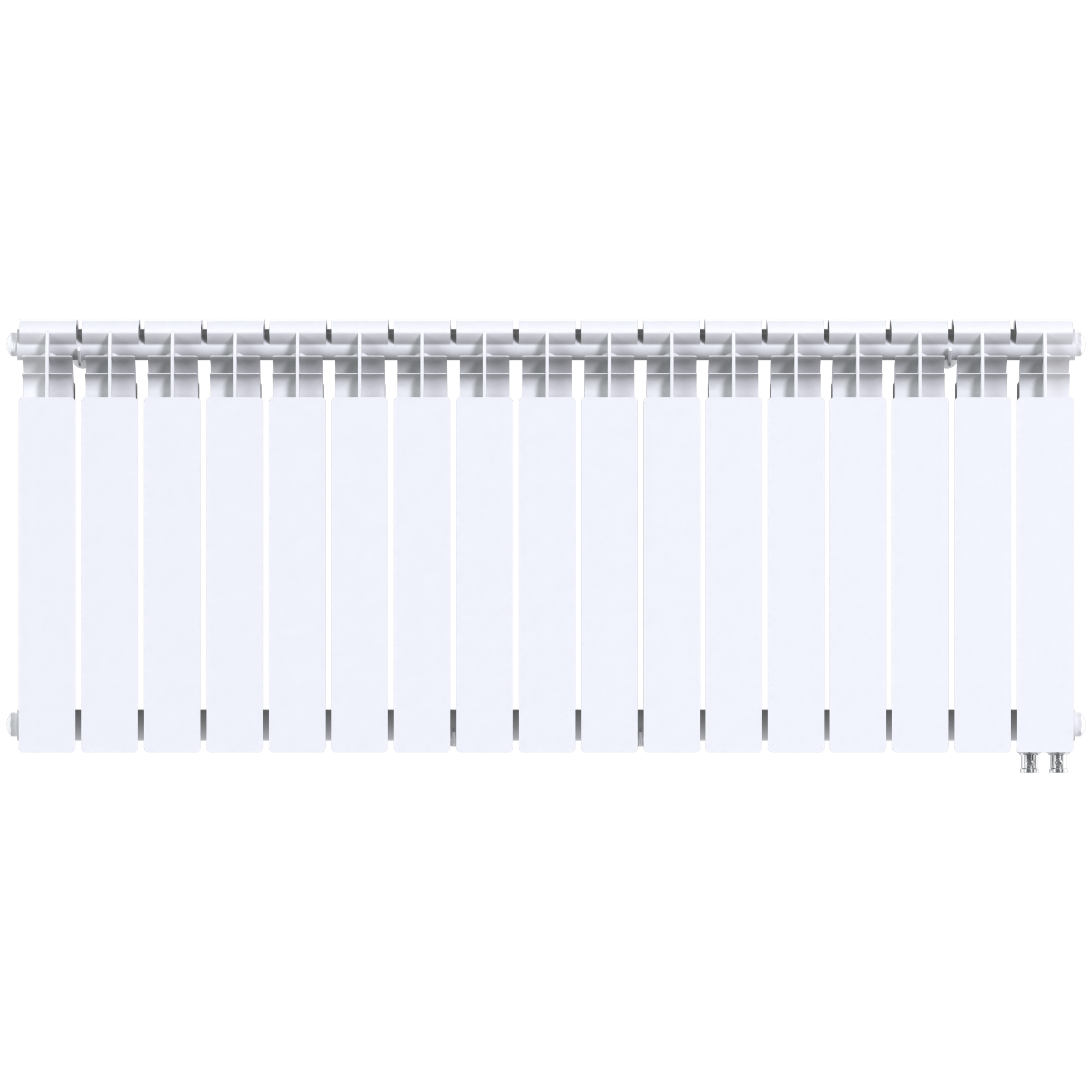 Радиатор биметаллический секционный  Pro 500/100/17 нижнее подключение 2873Вт