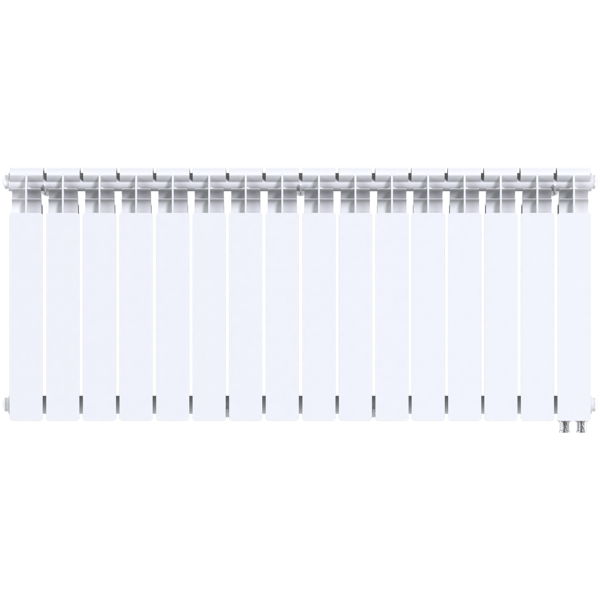 Радиатор биметаллический секционный  Pro 500/100/16 нижнее подключение 2704Вт