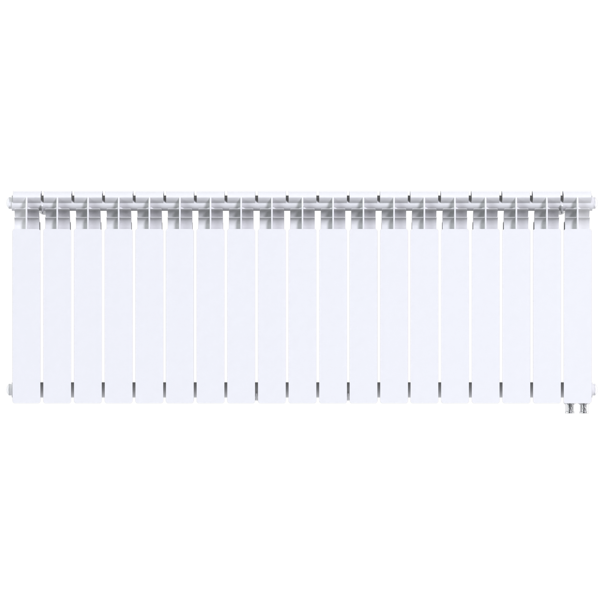 Радиатор биметаллический секционный  Pro 500/100/19 нижнее подключение 3211Вт
