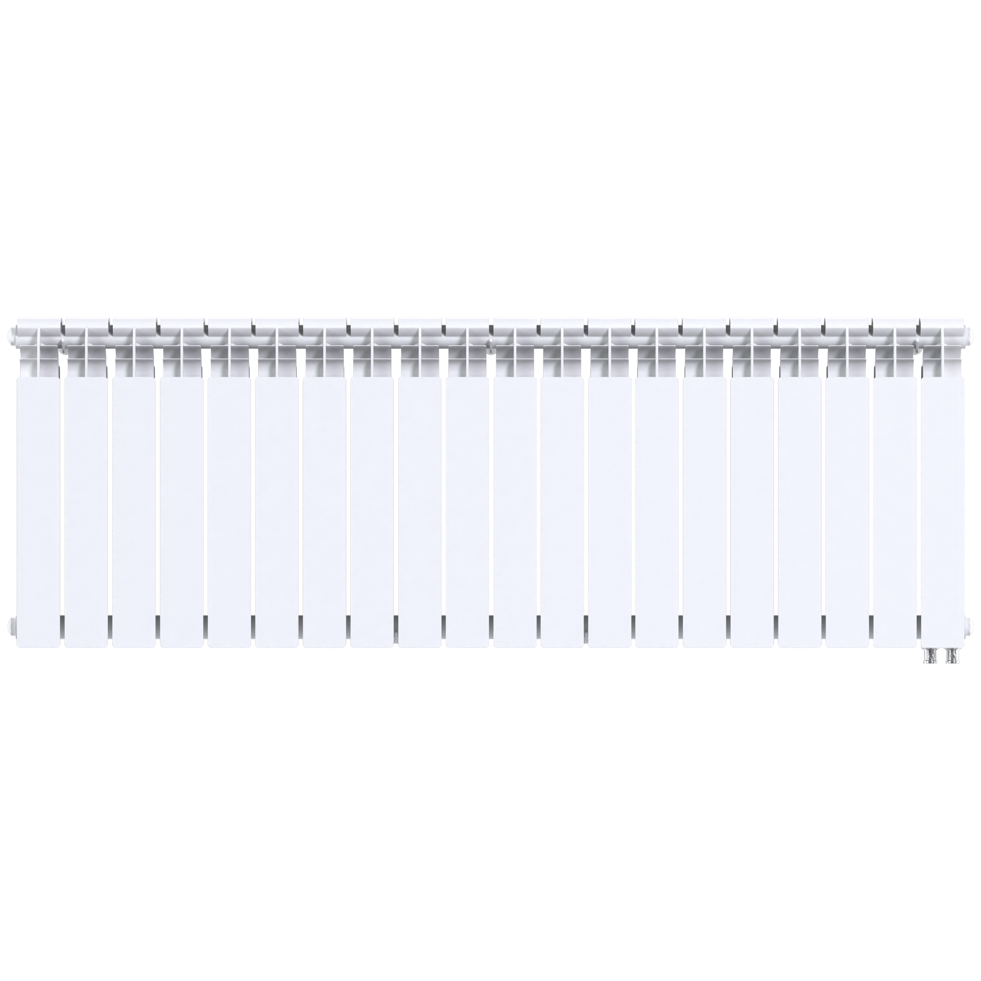 Радиатор биметаллический секционный  Pro 500/100/20 нижнее подключение 3380Вт