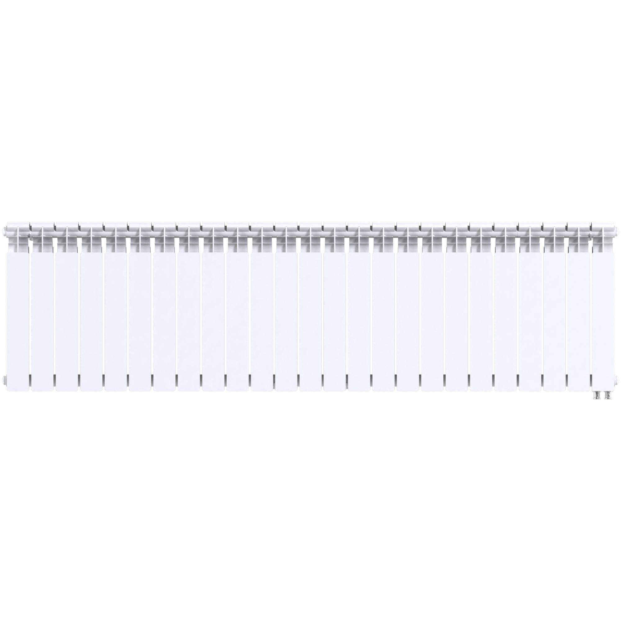 Радиатор биметаллический секционный  Pro 500/100/25 нижнее подключение 4225Вт
