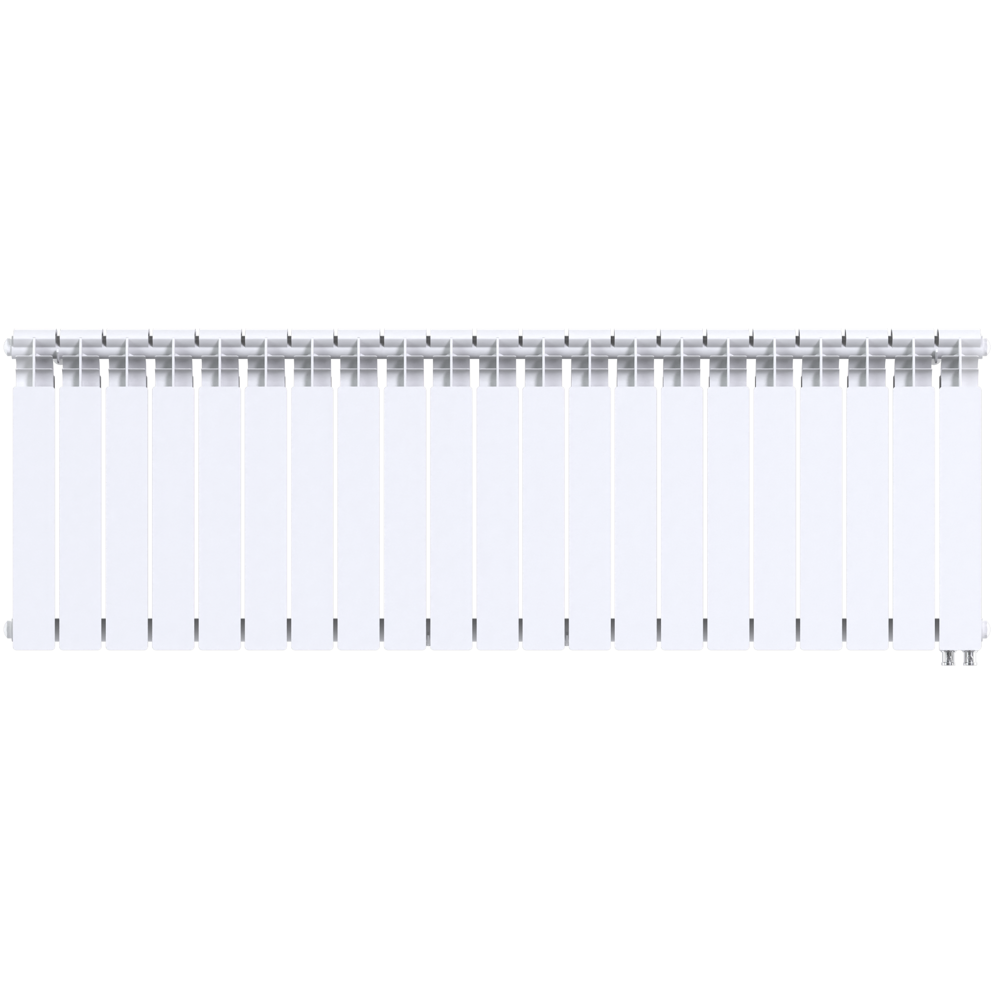 Радиатор биметаллический секционный  Pro 500/100/21 нижнее подключение 3549Вт