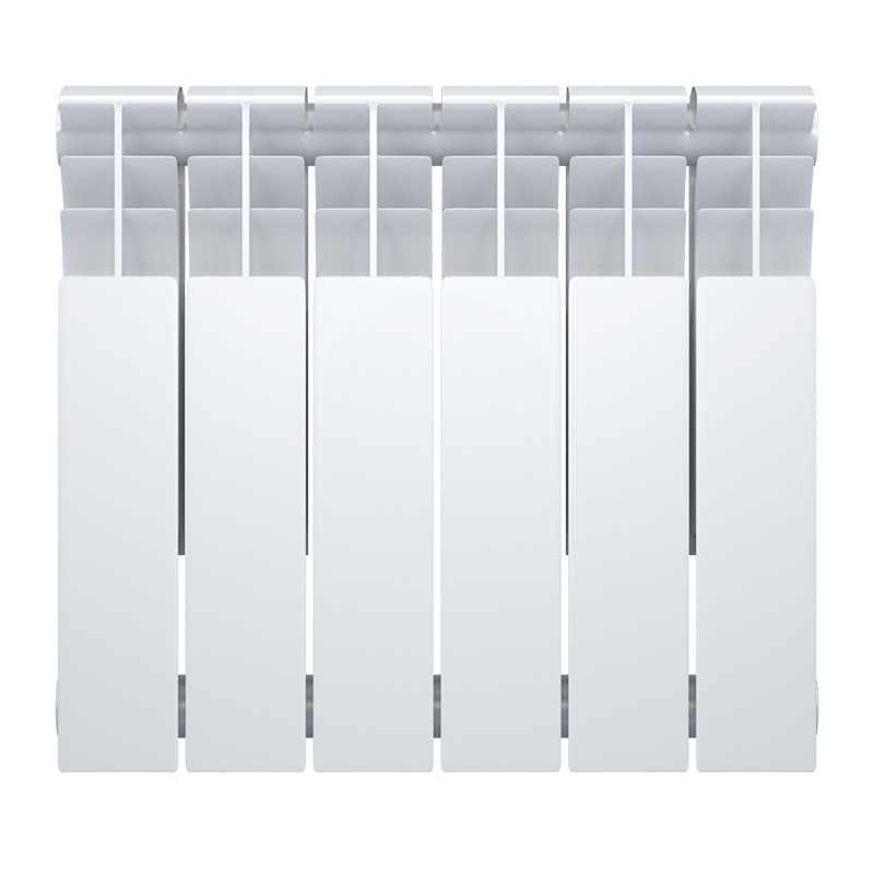 Радиатор биметаллический секционный  Heat 350/90/14 боковое подключение 1855Вт