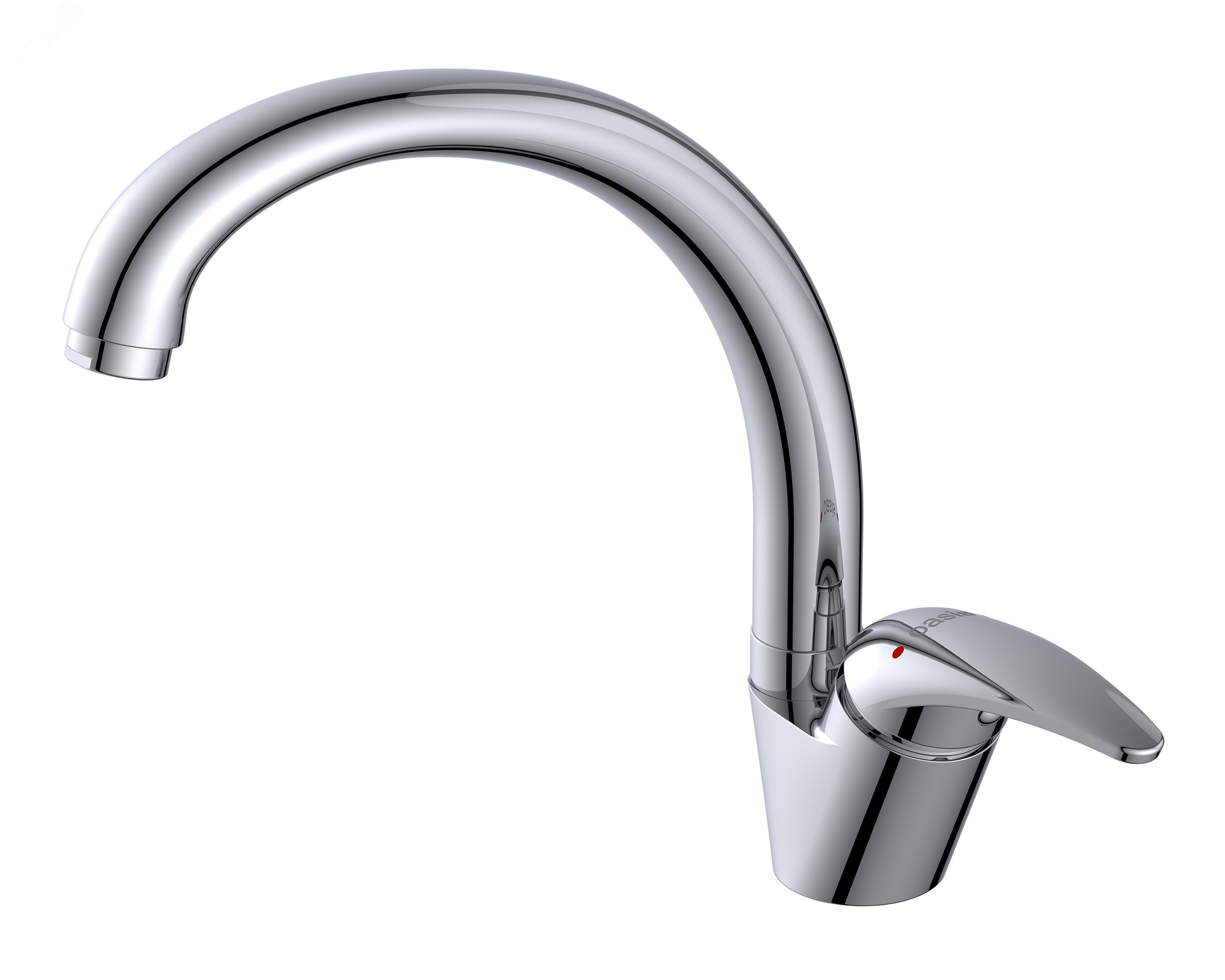 Изображение товара Однорычажный кухонный смеситель Oasis L1010GM с поворотным изливом