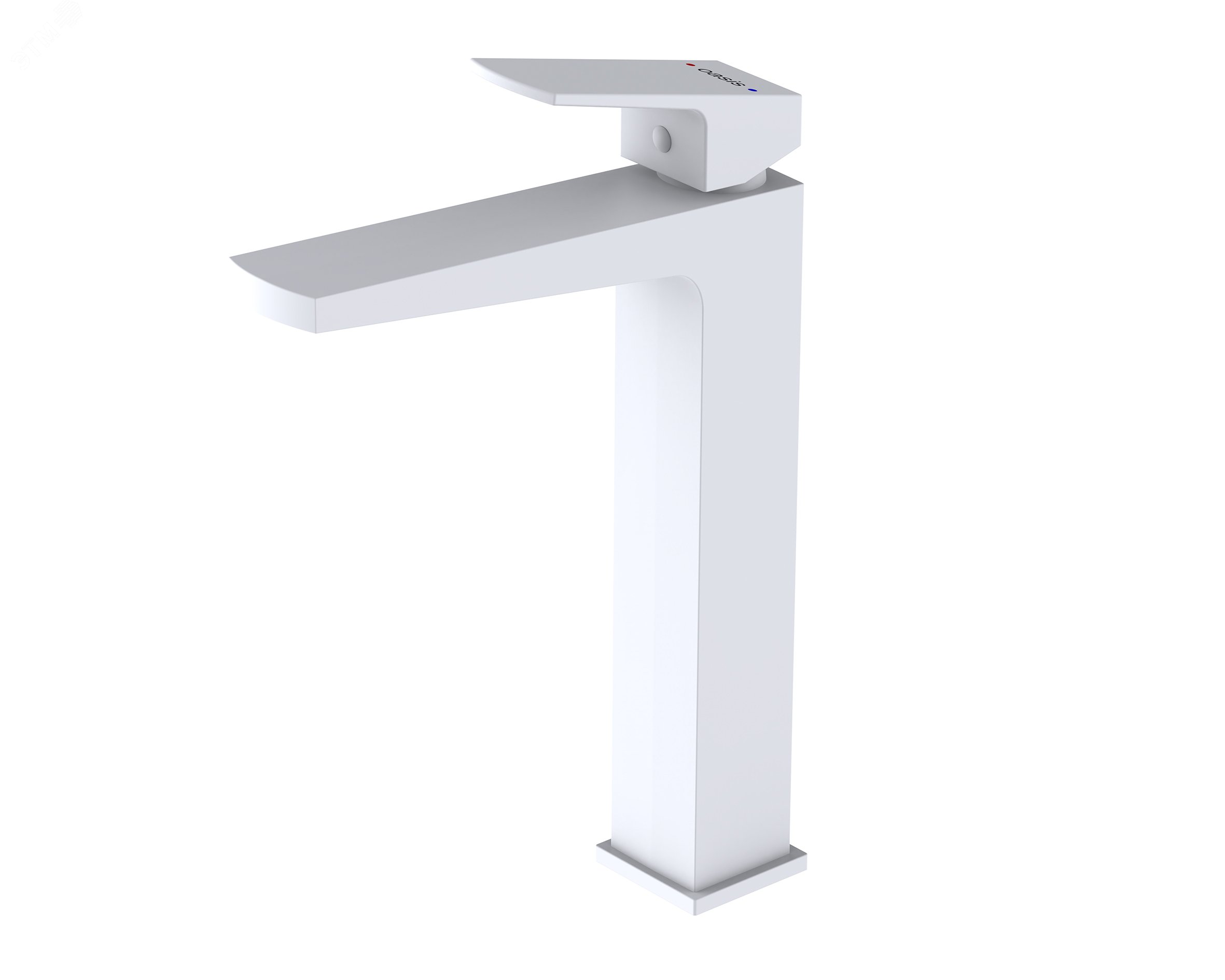 Изображение товара Смеситель однорычажный белый Oasis L3011MW_Sal для умывальника