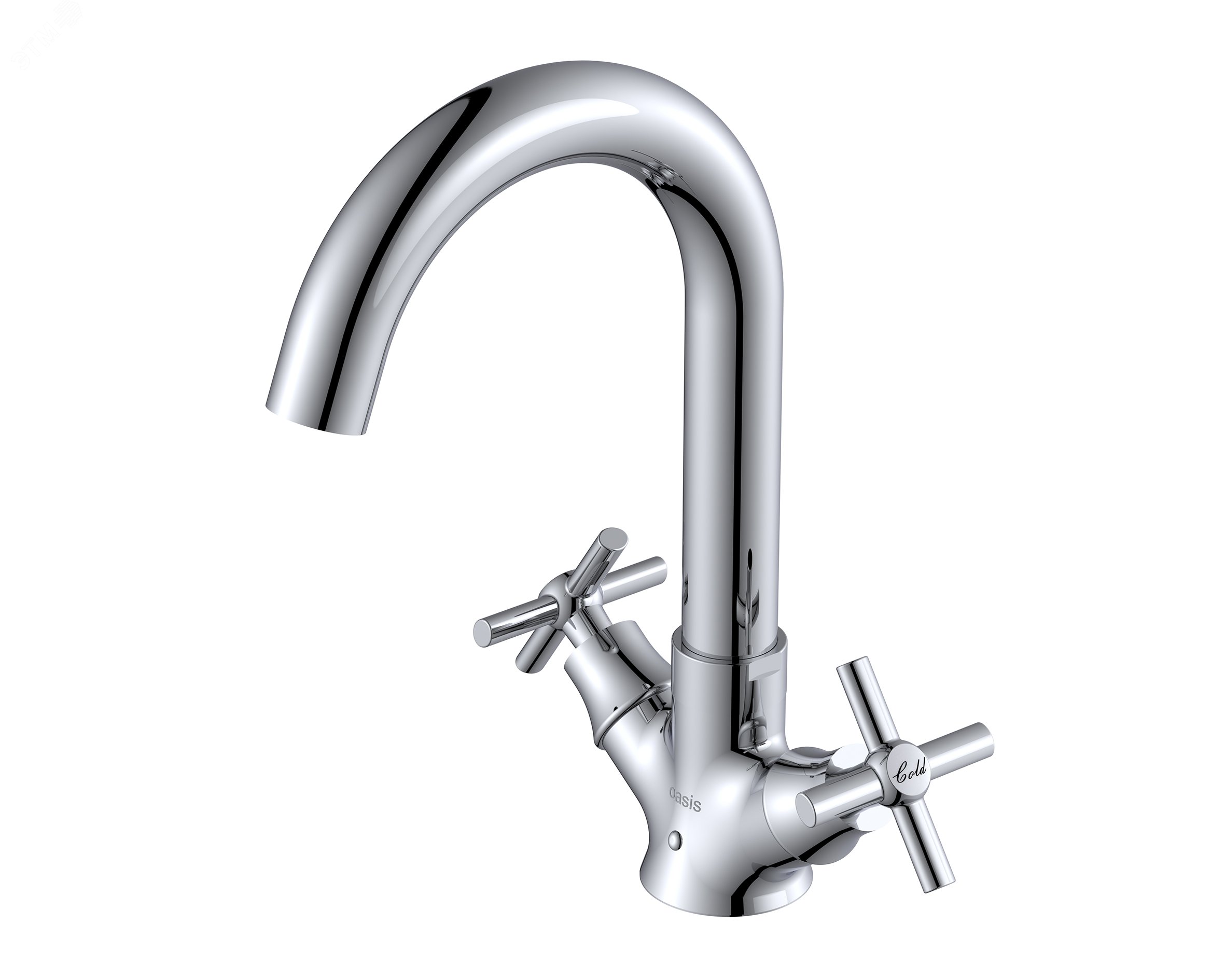 Изображение товара Смеситель для ванной комнаты Oasis L3015CHSh_Deg с двусторонним вентилем