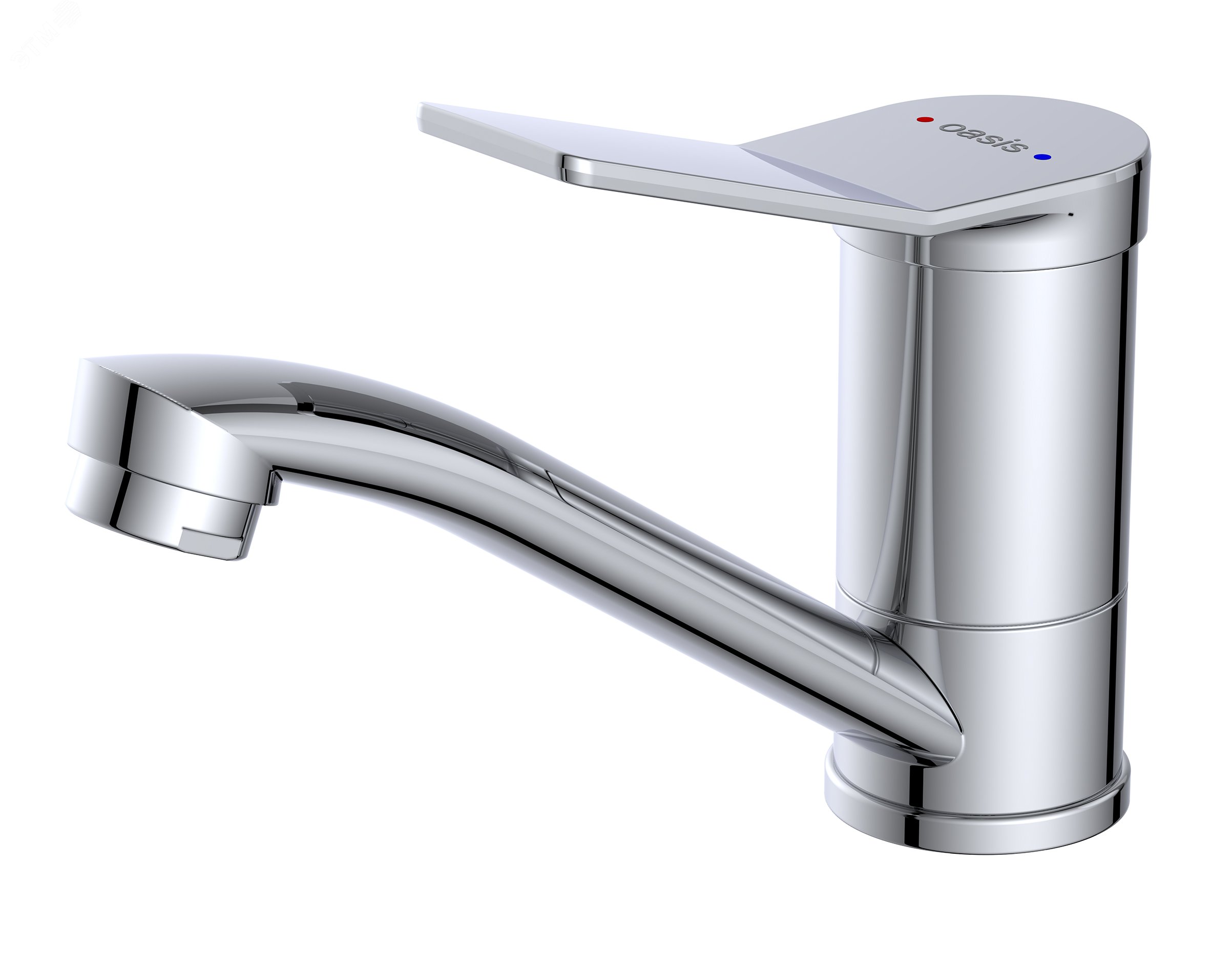 Изображение товара Однорычажный смеситель для умывальника Oasis L3017MG_Mat