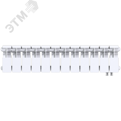 Изображение товара Радиатор биметаллический секционный Pro 200/100/12 нижнее подключение 1068Вт (шт)