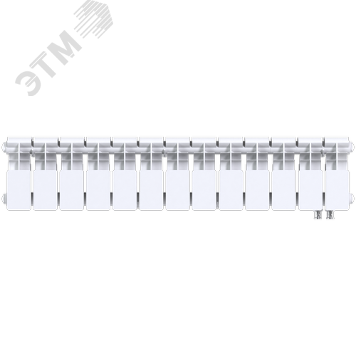 Радиатор биметаллический секционный  Pro 200/100/13 нижнее подключение 1157Вт - фото 1