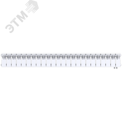 Радиатор биметаллический секционный  Pro 200/100/24 нижнее подключение 2136Вт - фото 1