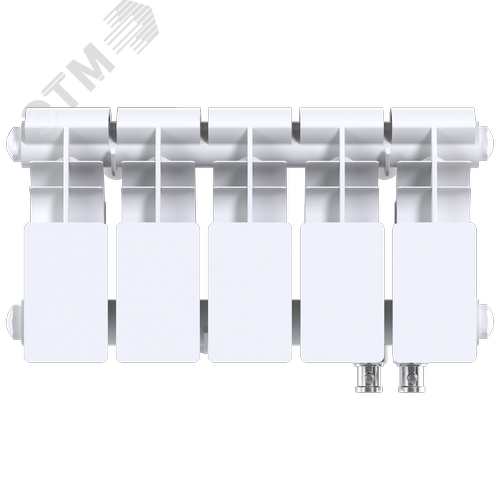 Радиатор биметаллический секционный  Pro 200/100/5 нижнее подключение 445Вт - фото 1