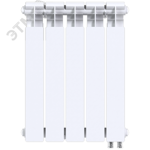 Радиатор биметаллический секционный  Pro 500/100/5 нижнее подключение 845Вт - фото 1