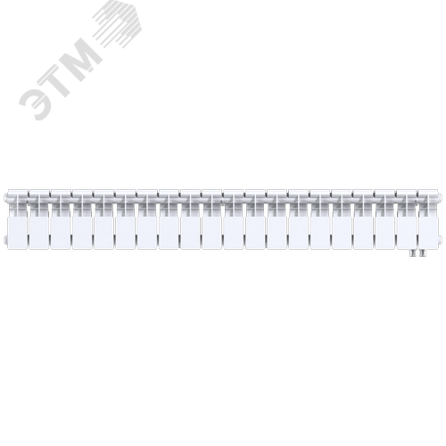 Радиатор биметаллический секционный  Pro 200/100/20 нижнее подключение 1780Вт - фото 1