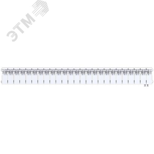 Радиатор биметаллический секционный  Pro 200/100/25 нижнее подключение 2225Вт - фото 1