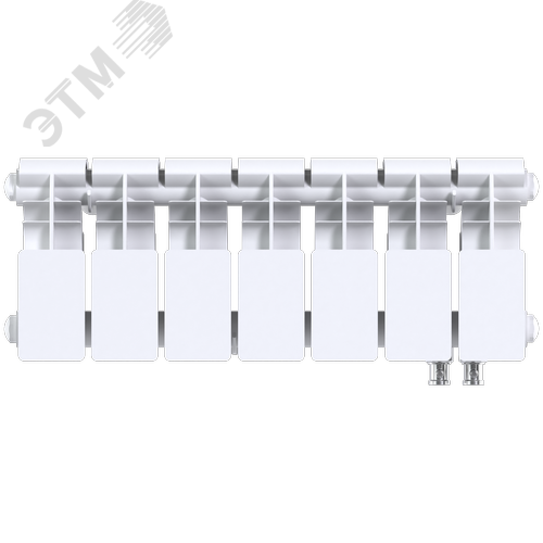 Радиатор биметаллический секционный  Pro 200/100/7 нижнее подключение 623Вт - фото 1