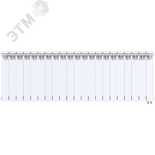 Радиатор биметаллический секционный  Pro 500/100/21 нижнее подключение 3549Вт - фото 1