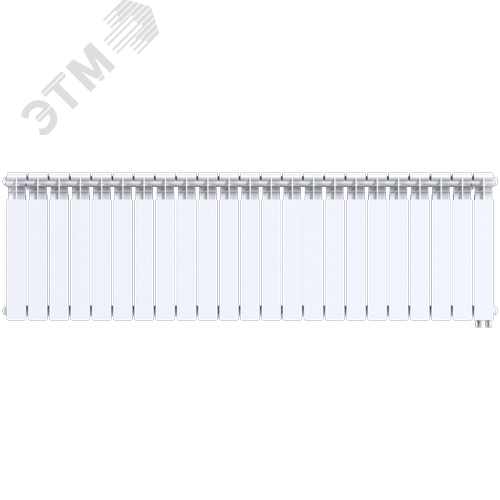 Радиатор биметаллический секционный  Pro 500/100/23 нижнее подключение 3887Вт - фото 1