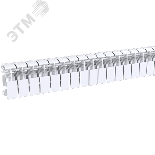 Радиатор биметаллический секционный  Pro 200/100/18 нижнее подключение 1602Вт - фото 3