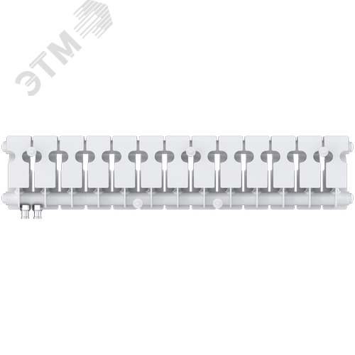 Радиатор биметаллический секционный  Pro 200/100/13 нижнее подключение 1157Вт - фото 4