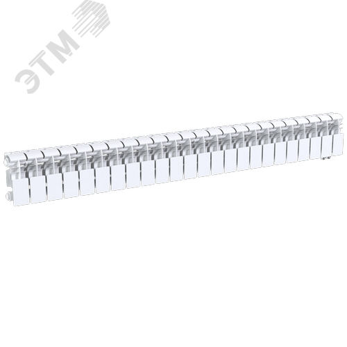 Радиатор биметаллический секционный  Pro 200/100/24 нижнее подключение 2136Вт - фото 3