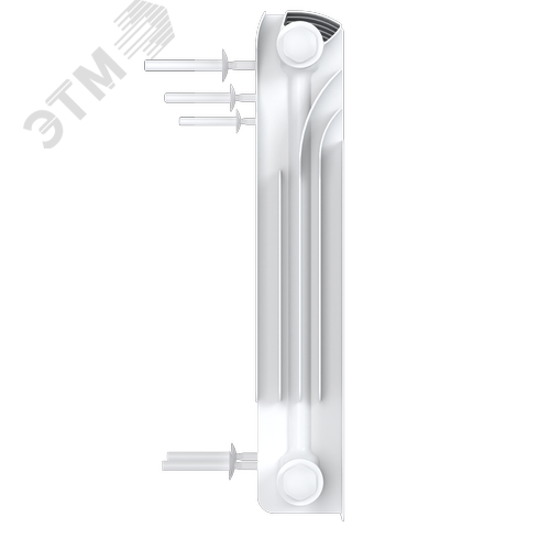 Радиатор биметаллический секционный  Heat 350/90/21 нижнее подключение 2782Вт - фото 5