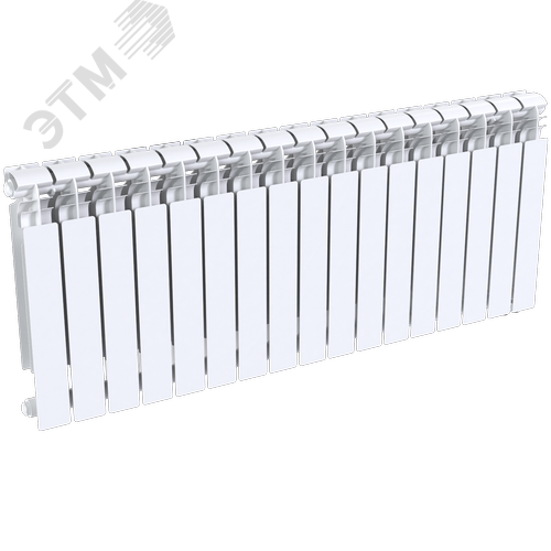 Радиатор биметаллический секционный  Pro 500/100/17 нижнее подключение 2873Вт - фото 4