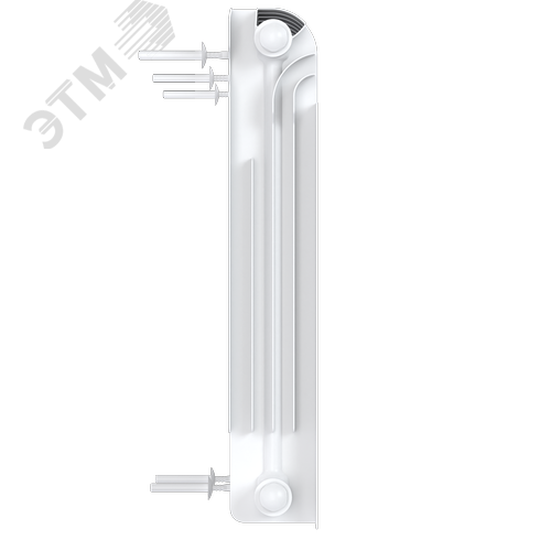 Радиатор биметаллический секционный  Pro 500/100/17 нижнее подключение 2873Вт - фото 5
