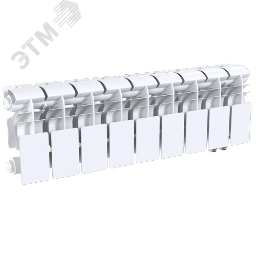 Радиатор биметаллический секционный  Pro 200/100/9 нижнее подключение 801Вт - фото 3