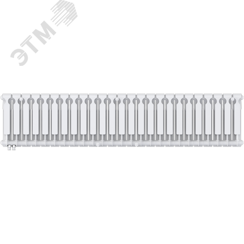 Радиатор биметаллический секционный  Heat 350/90/25 нижнее подключение 3312Вт - фото 4