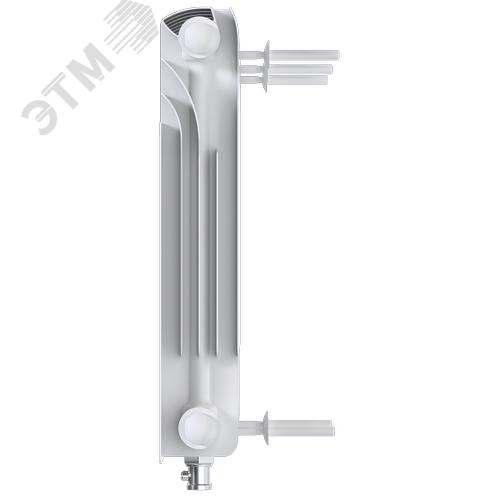 Радиатор биметаллический секционный  Heat 350/90/13 нижнее подключение 1722Вт - фото 6