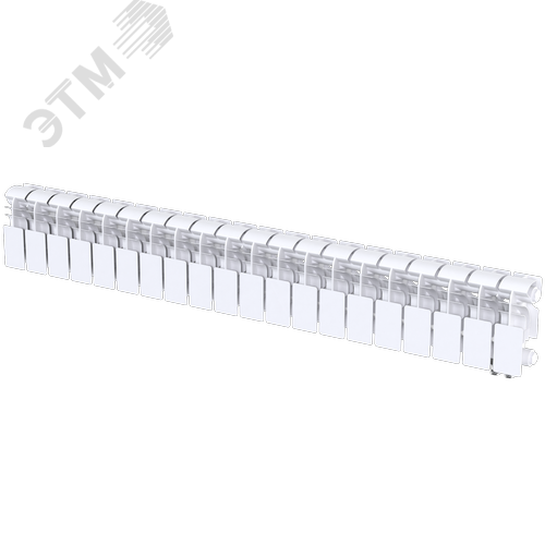 Радиатор биметаллический секционный  Pro 200/100/20 нижнее подключение 1780Вт - фото 2