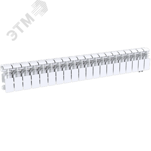 Радиатор биметаллический секционный  Pro 200/100/20 нижнее подключение 1780Вт - фото 3