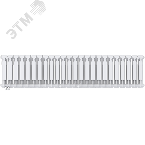 Радиатор биметаллический секционный  Heat 350/90/24 нижнее подключение 3180Вт - фото 4