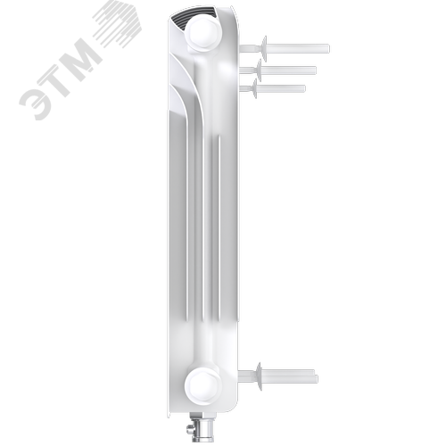 Радиатор биметаллический секционный  Heat 350/90/24 нижнее подключение 3180Вт - фото 6