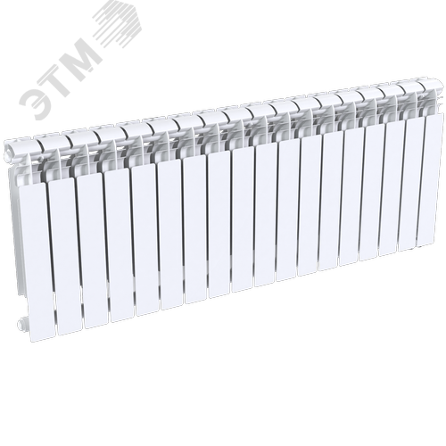 Радиатор биметаллический секционный  Pro 500/100/18 нижнее подключение 3042Вт - фото 3