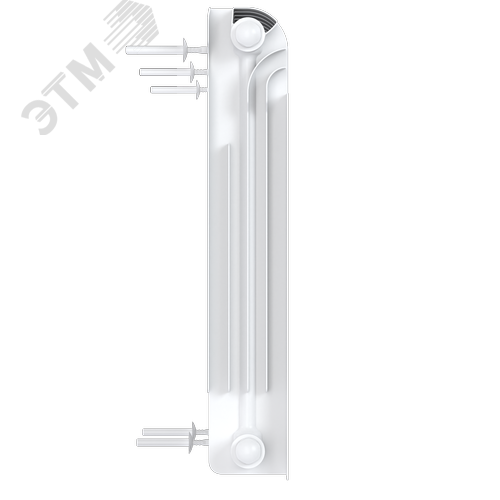 Радиатор биметаллический секционный  Pro 500/100/18 нижнее подключение 3042Вт - фото 4
