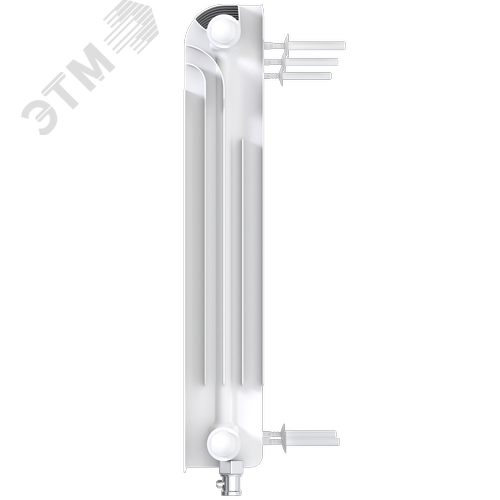 Радиатор биметаллический секционный  Pro 500/100/18 нижнее подключение 3042Вт - фото 5