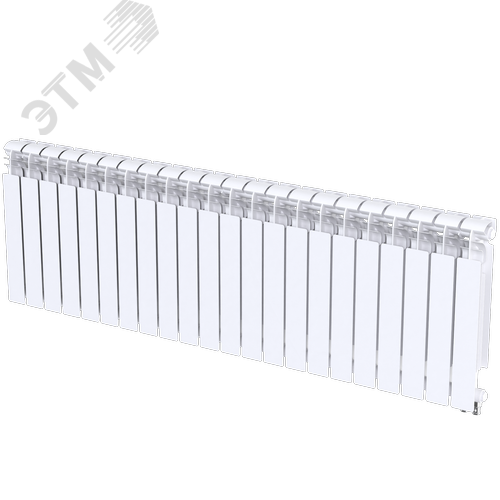Радиатор биметаллический секционный  Pro 500/100/22 нижнее подключение 3718Вт - фото 2